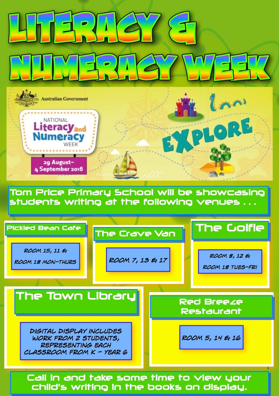 Room 15 Hero Headquarters Literacy and Numeracy Week