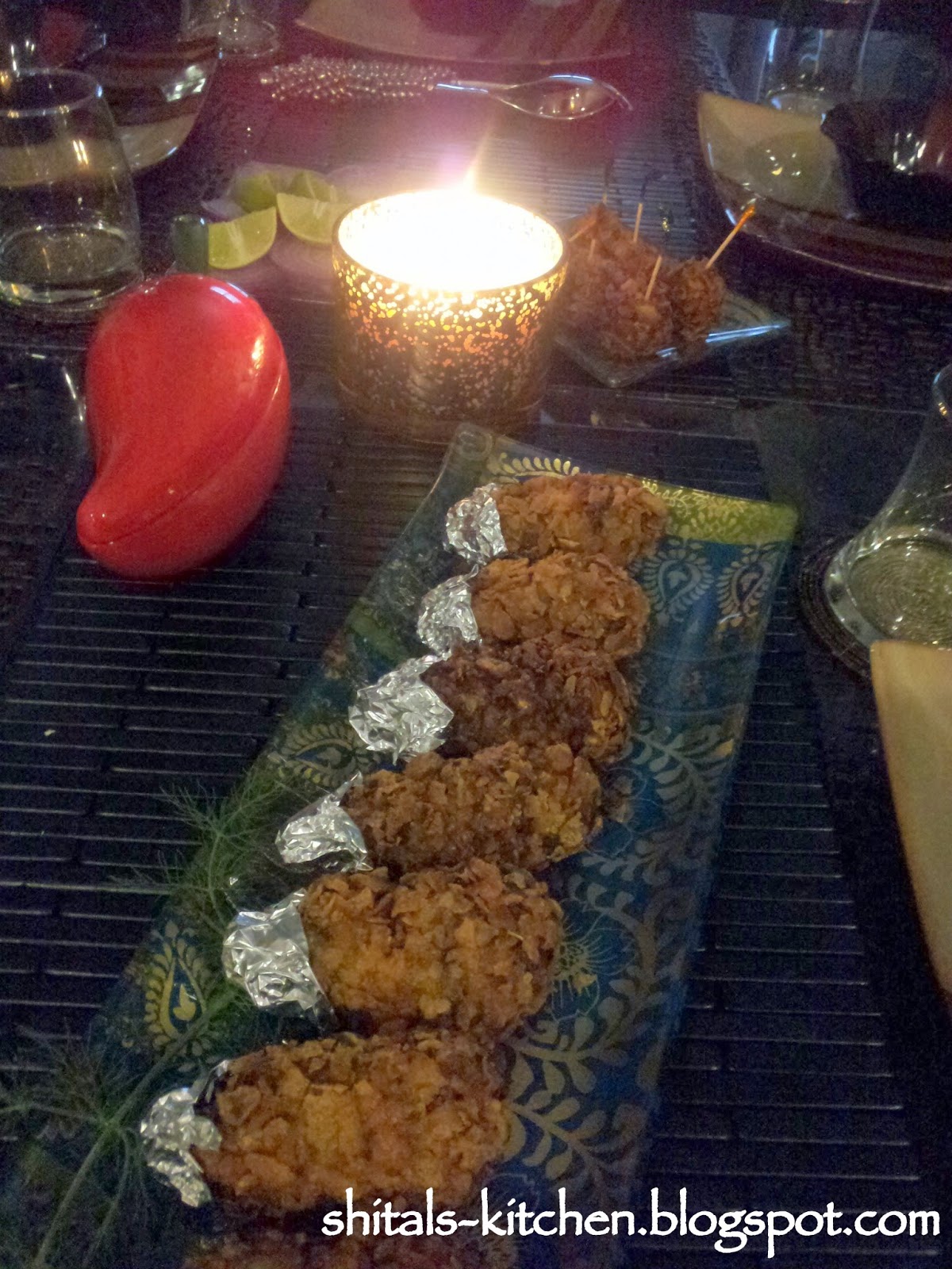 Shital'sKitchen Crispy Fried Veggie Chicken Drumstick