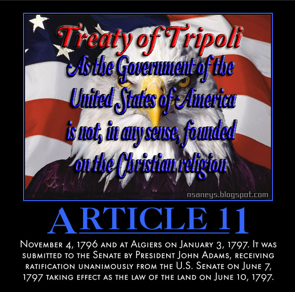 Political Memes Treaty of Tripoli 1797 The United States And The