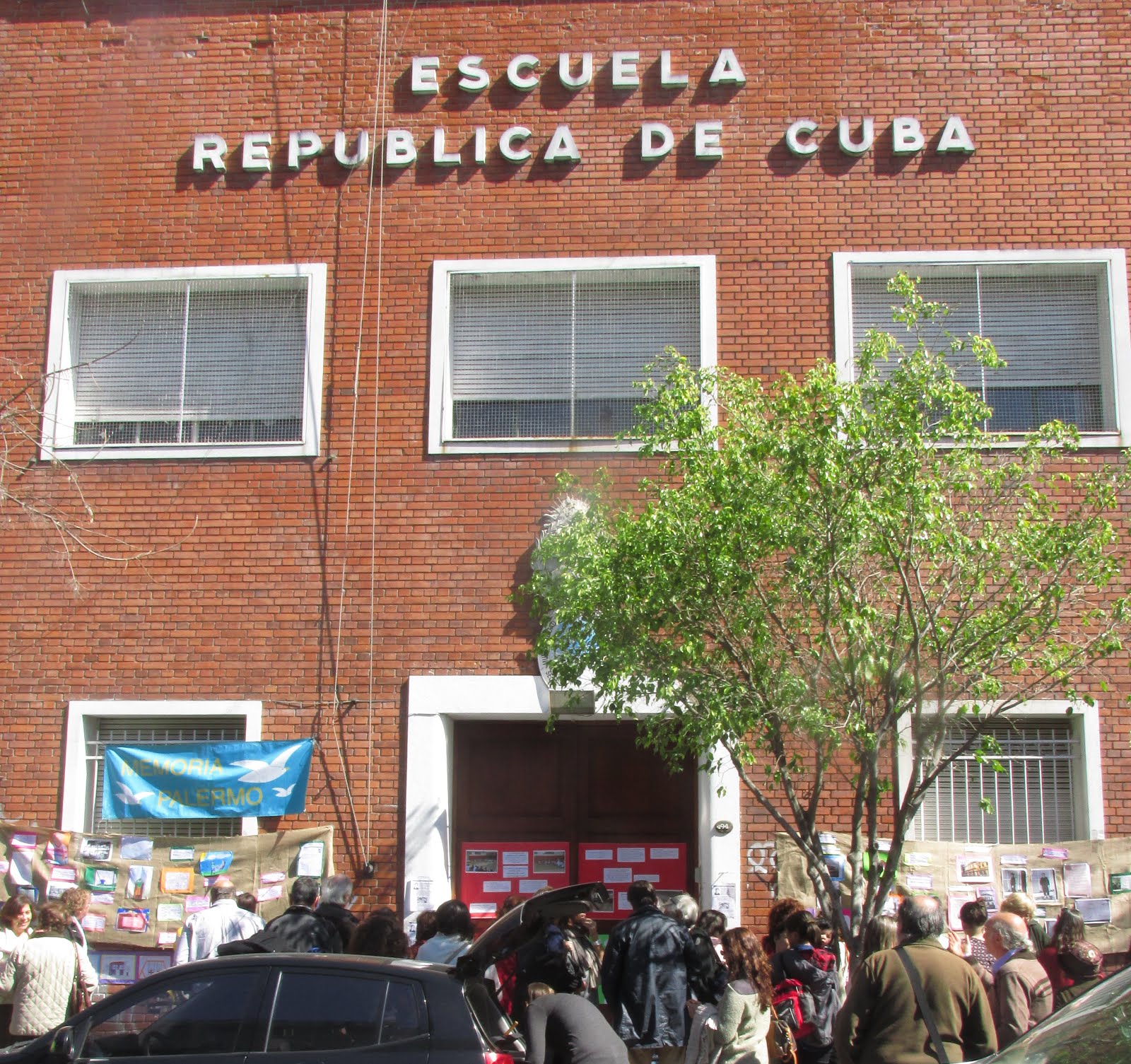 La escuela "República de Cuba", Costa Rica 4942 del barrio de Palermo.