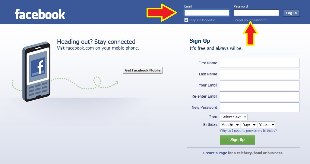 how to hack the facebook from mobile