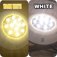 Lampu Kolam Renang LED 12W DC12V (White & Warm White)