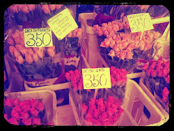 Bloemen op de markt