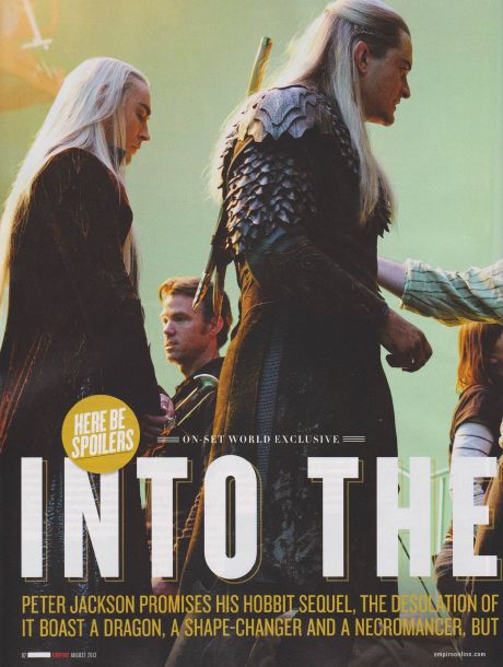 El Hobbit: La Desolación de Smaug, portada de Empire Magazine El Hobbit: La Desolación de Smaug, portada de Empire Magazine