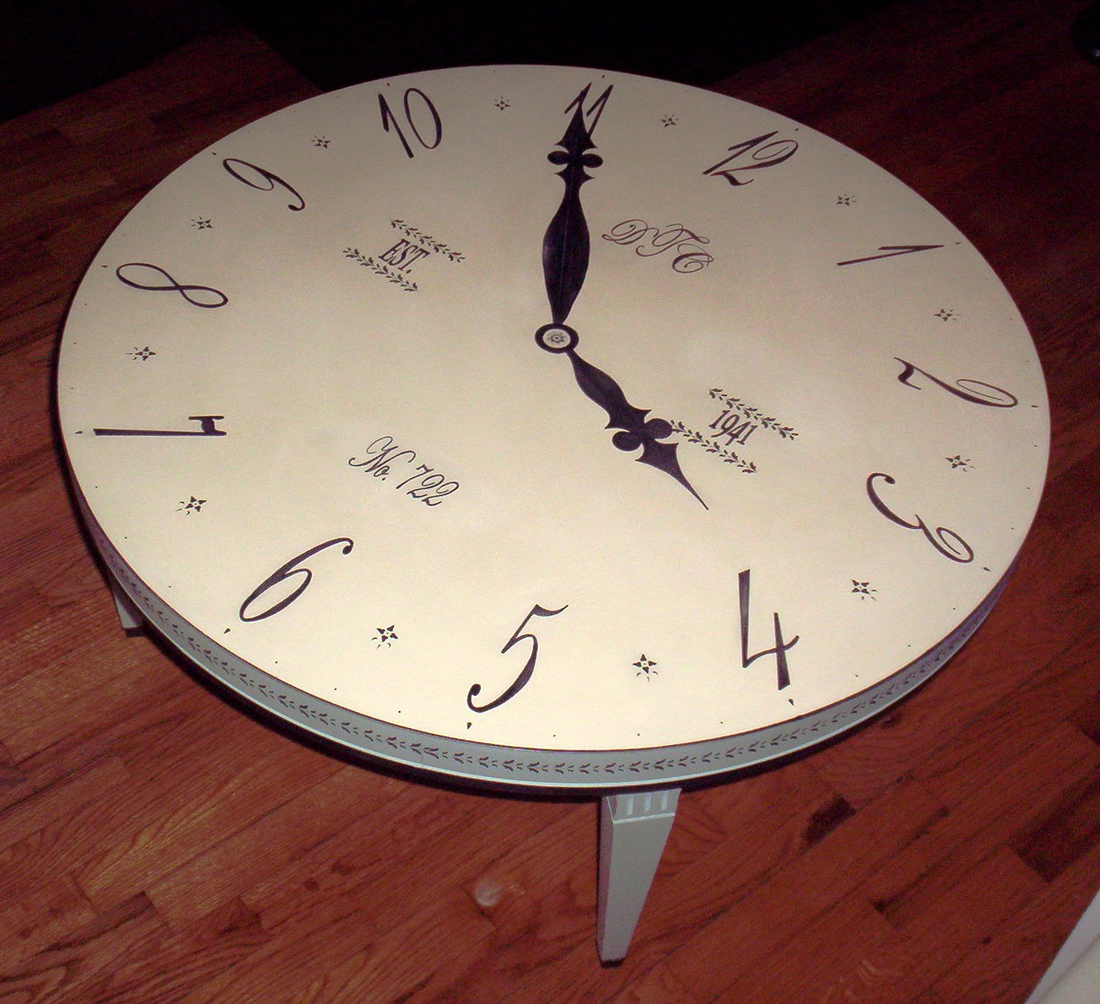 My Painted Stuff Another Clock Face Table