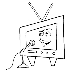Television :: Clip Art :: Line Drawing :: Science Worksheet :: Kindergarten :: KG Class