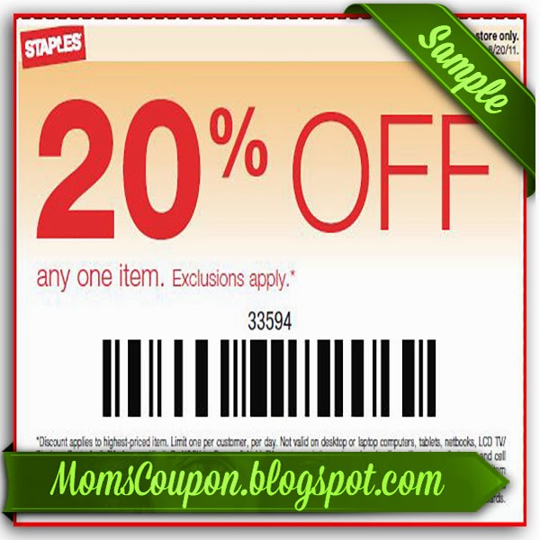 Get more, save more with Free Printable Staples Coupons Free