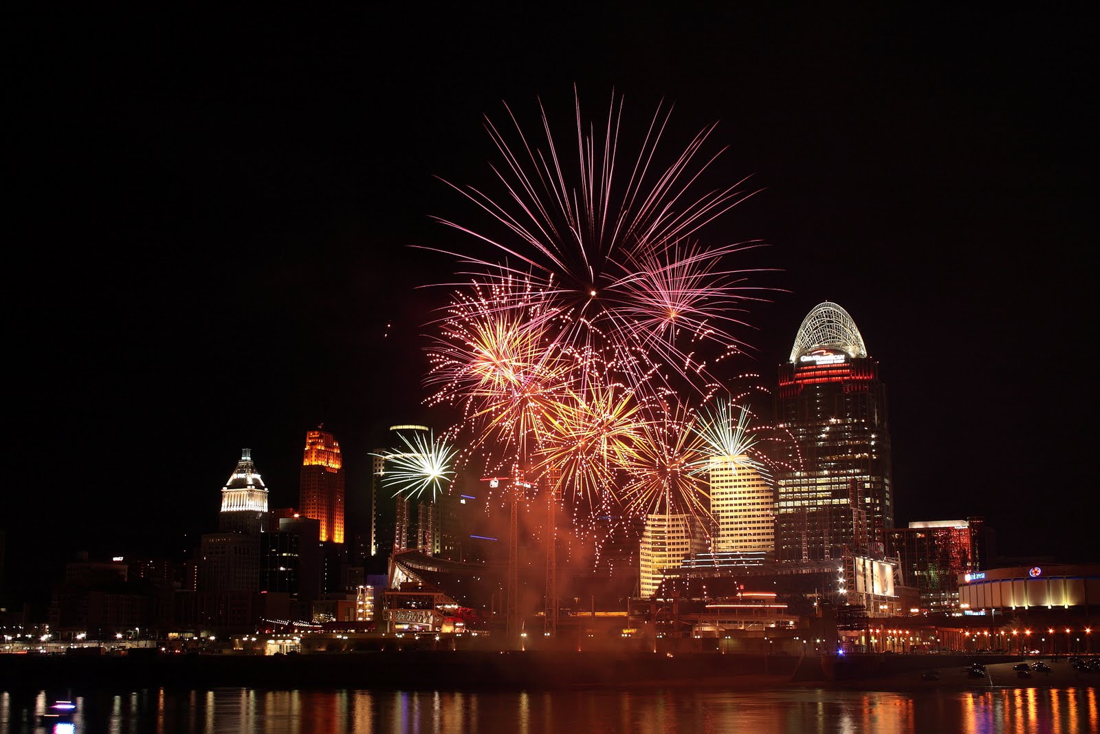 In and Around Northern Kentucky Cincinnati Reds Night Opener Fireworks