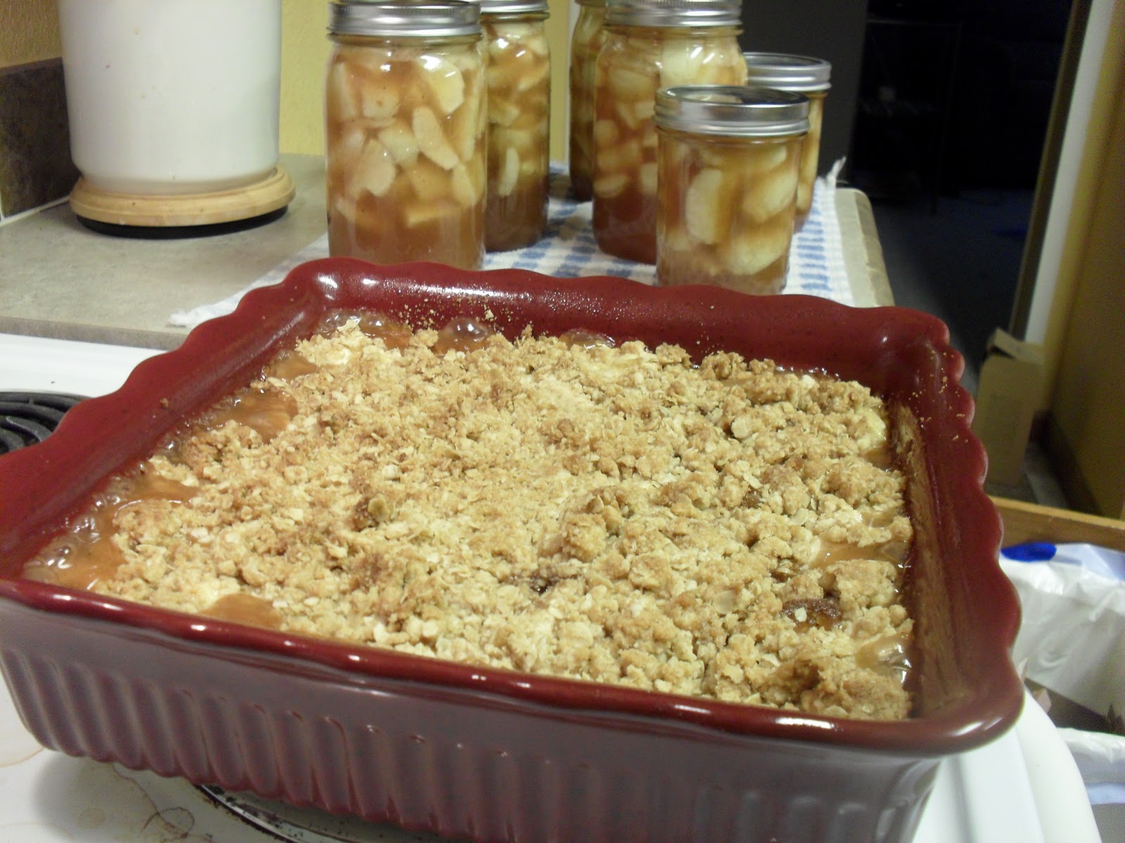 Out of the Garden Apple Crisp with Canned Apples
