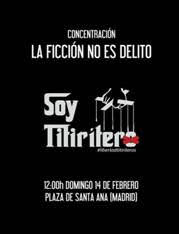 14 febrero Concentración La Ficción no es delito