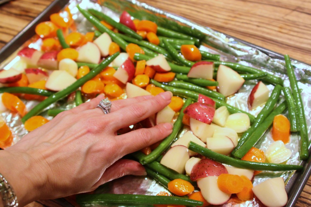 Menu Musings of a Modern American Mom Roasted Vegetable Chicken Pot Pie