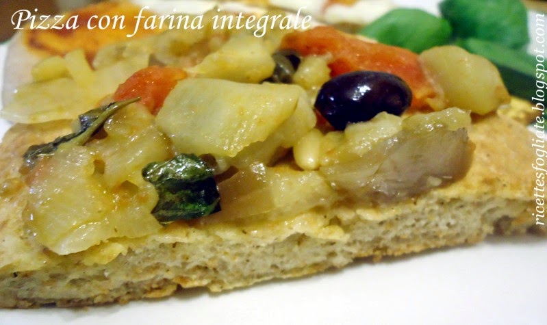 PIZZA CON FARINA INTEGRALE