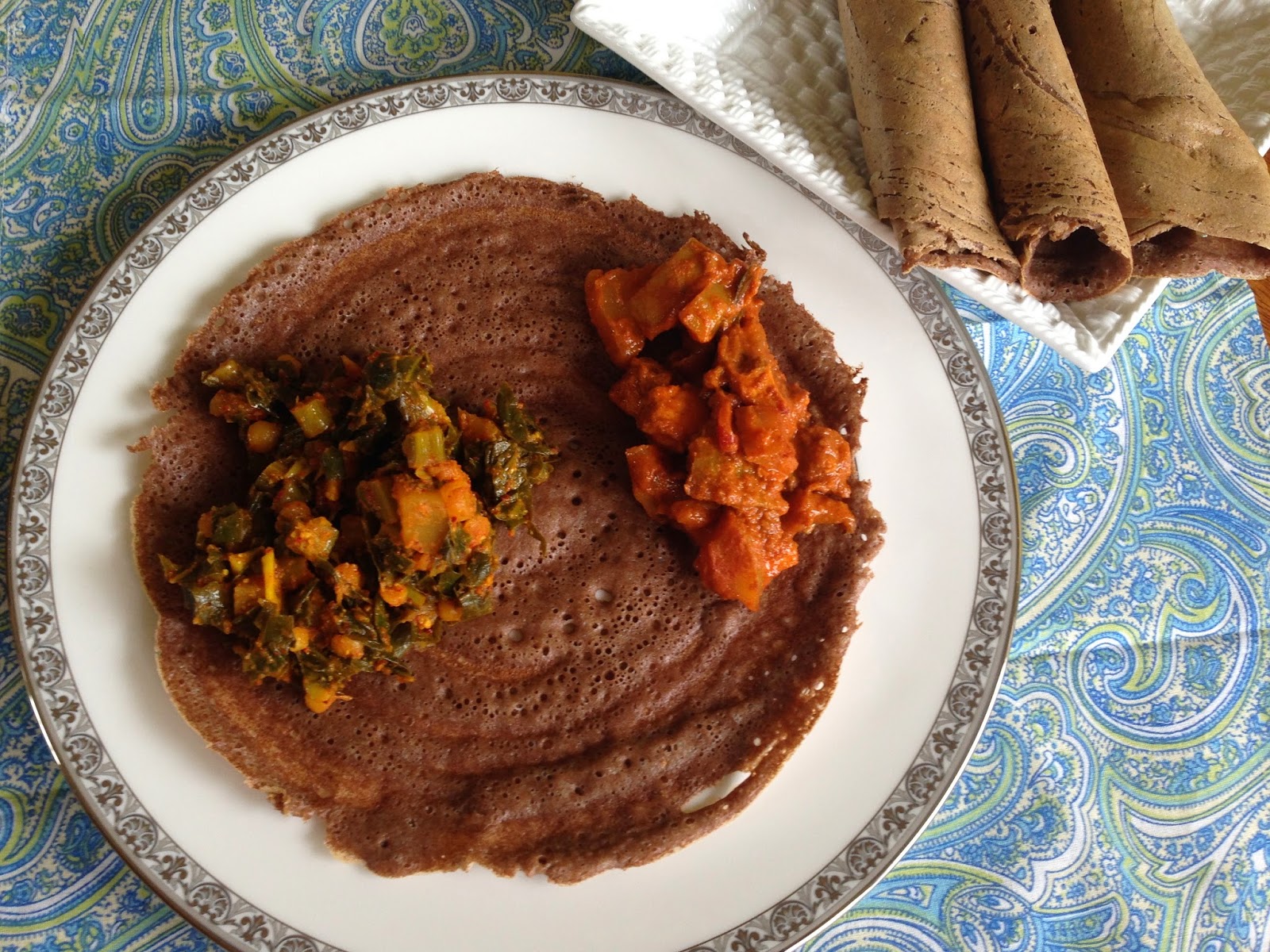 Quick'n'Healthy Injera Ethiopian Fermented Flat Bread