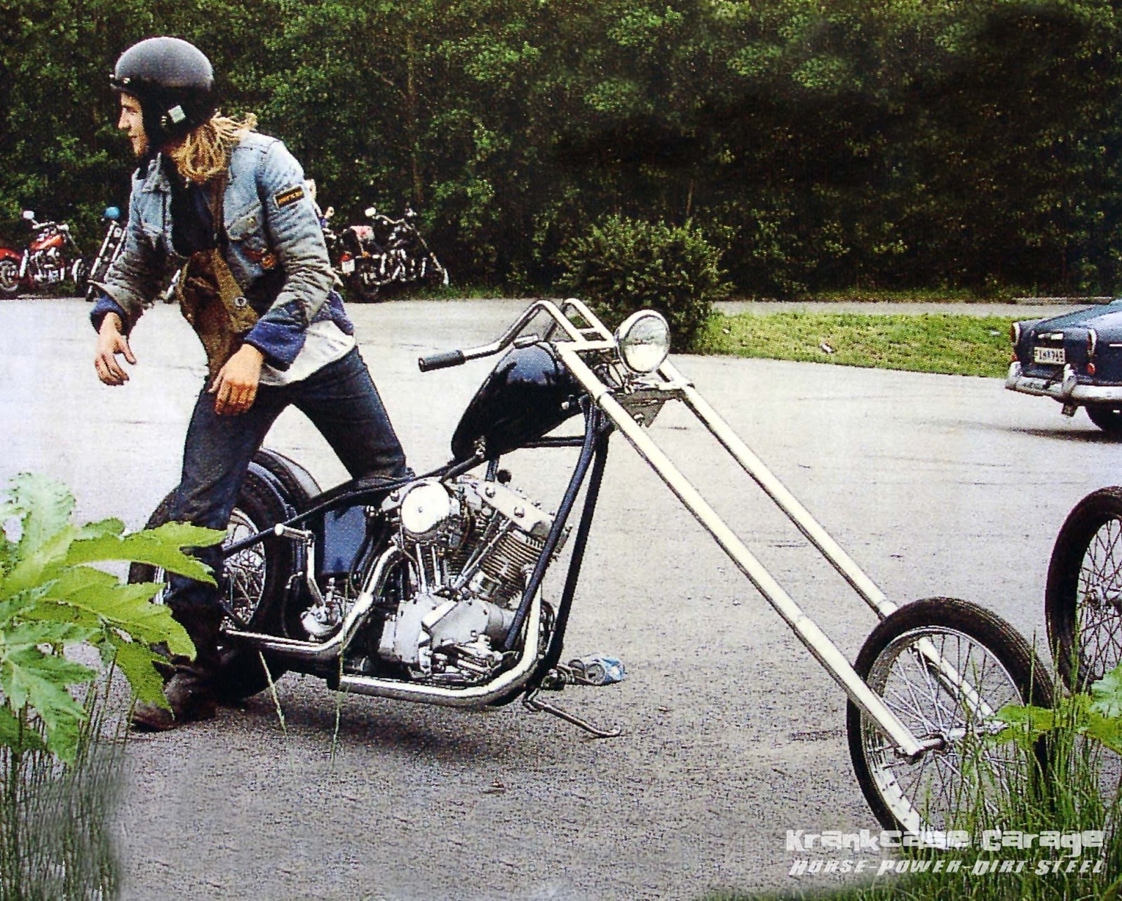 Krankcase Garage Chopper Glory 1980 Gordon Roth