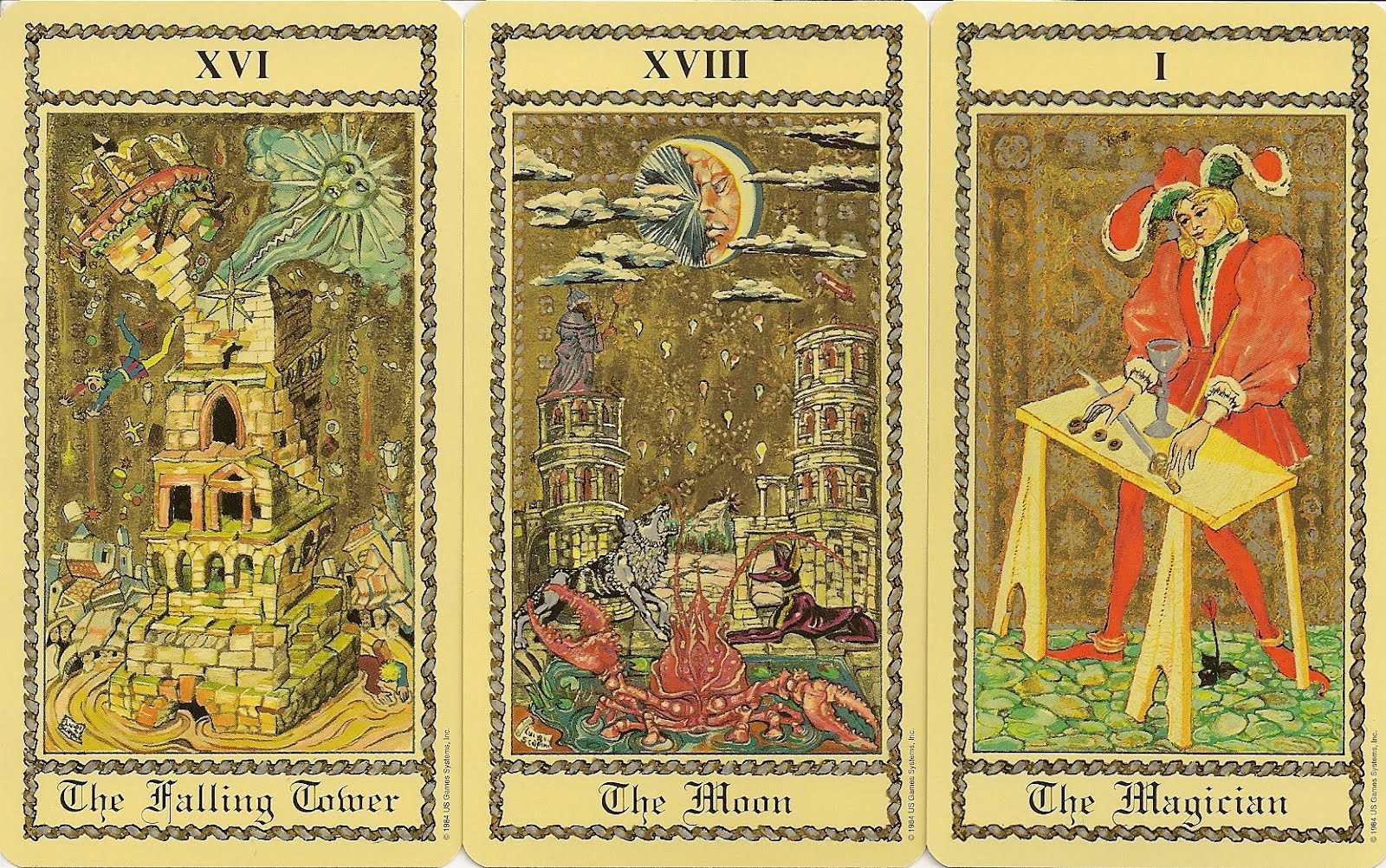 Eno's Tarots Medieval Scapini Tarot