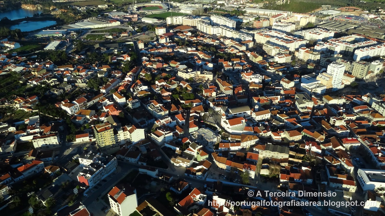 A Terceira Dimensão Fotografia Aérea Rio Maior