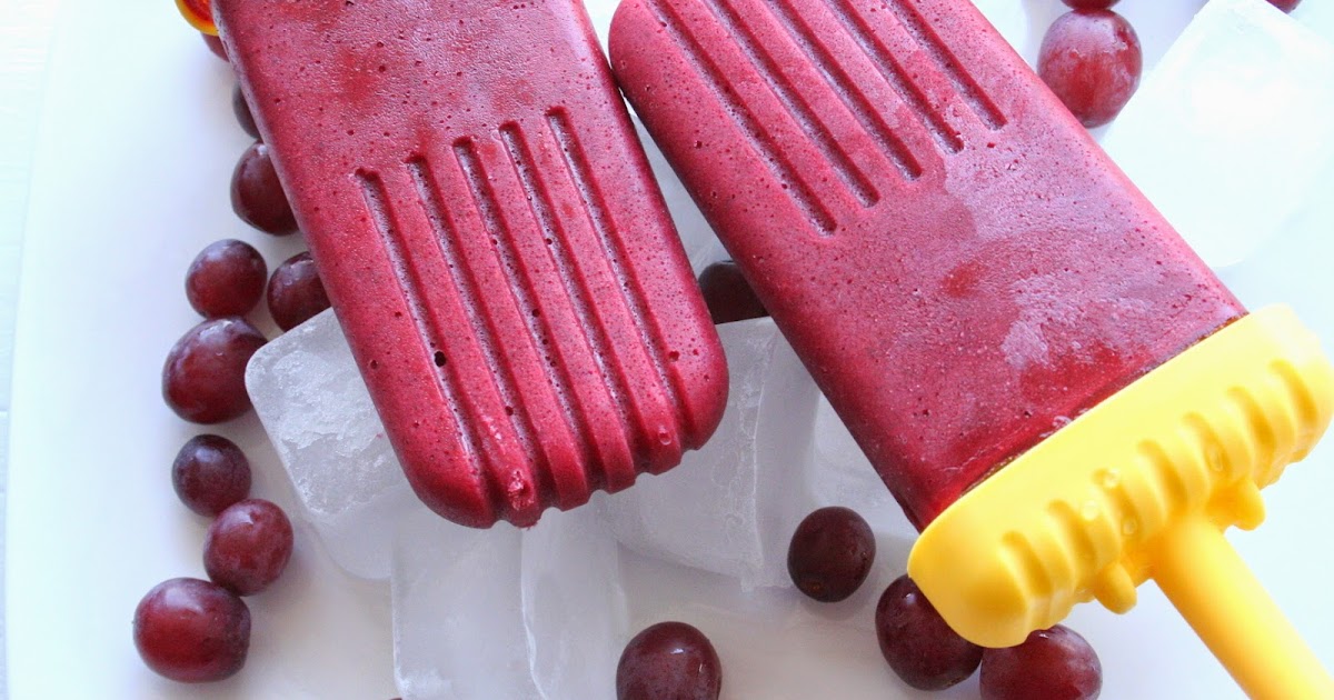 The Healthy Happy Wife Grape Popsicles (Sugar Free)