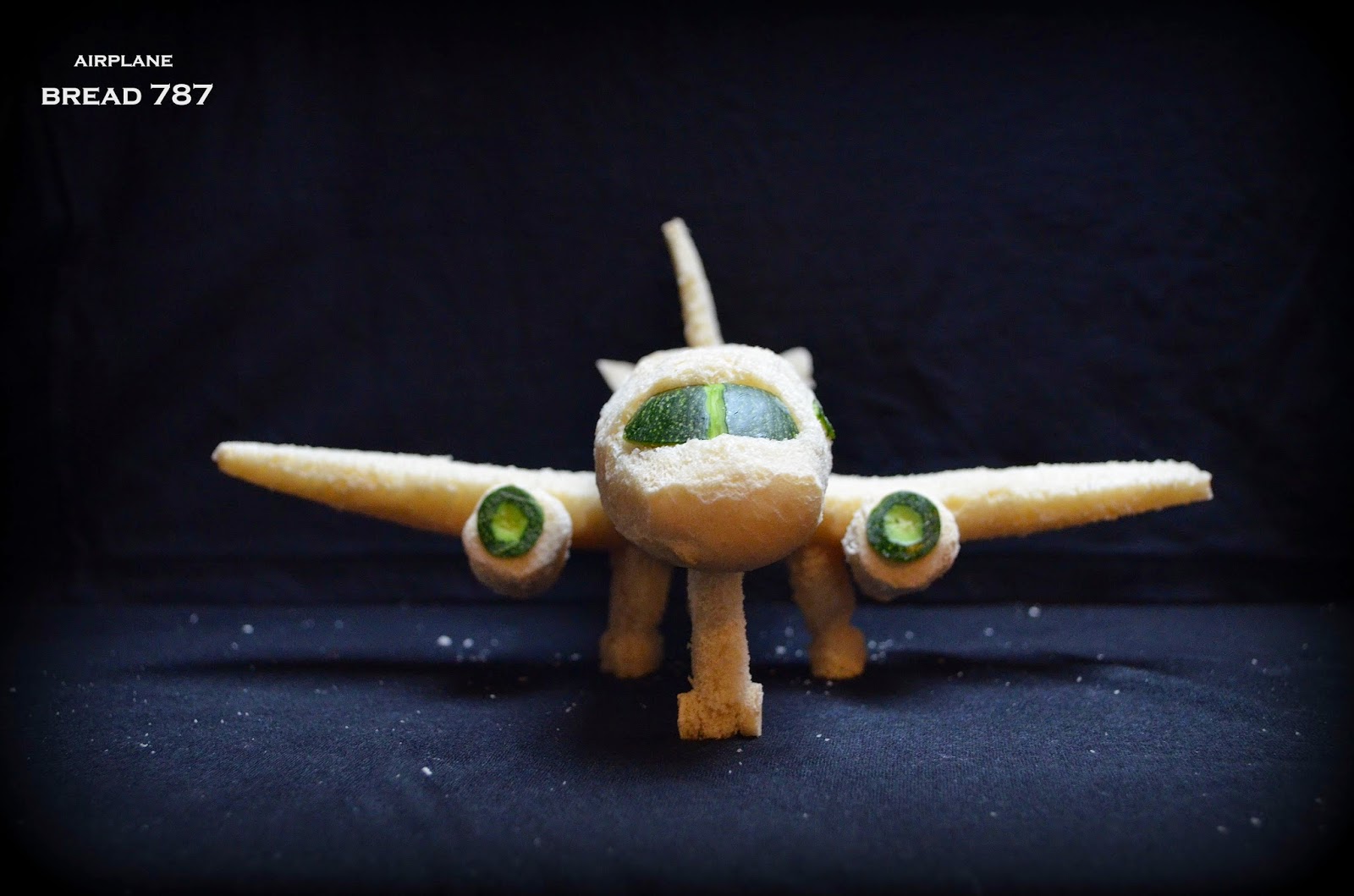 food carving ivelin stanchev Bread Art the "Airplane Bread 787" by