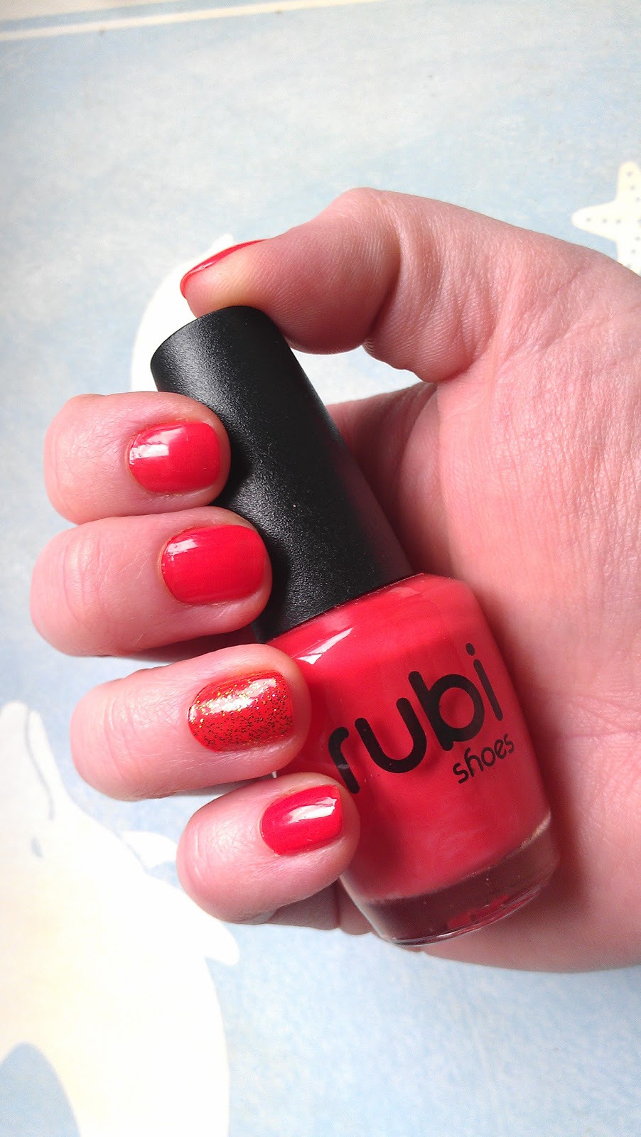 Michelle's Little Beauty Space Nails of the Week Rubi Shoes Nail