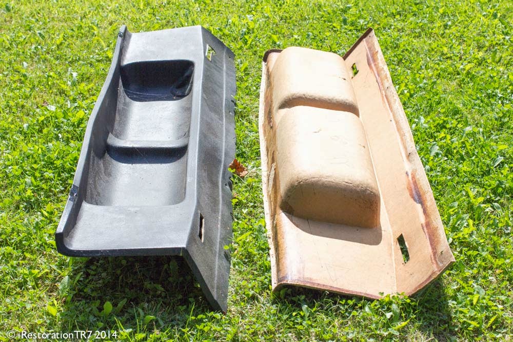 iRestoration TR7 Rear parcel shelf pt1