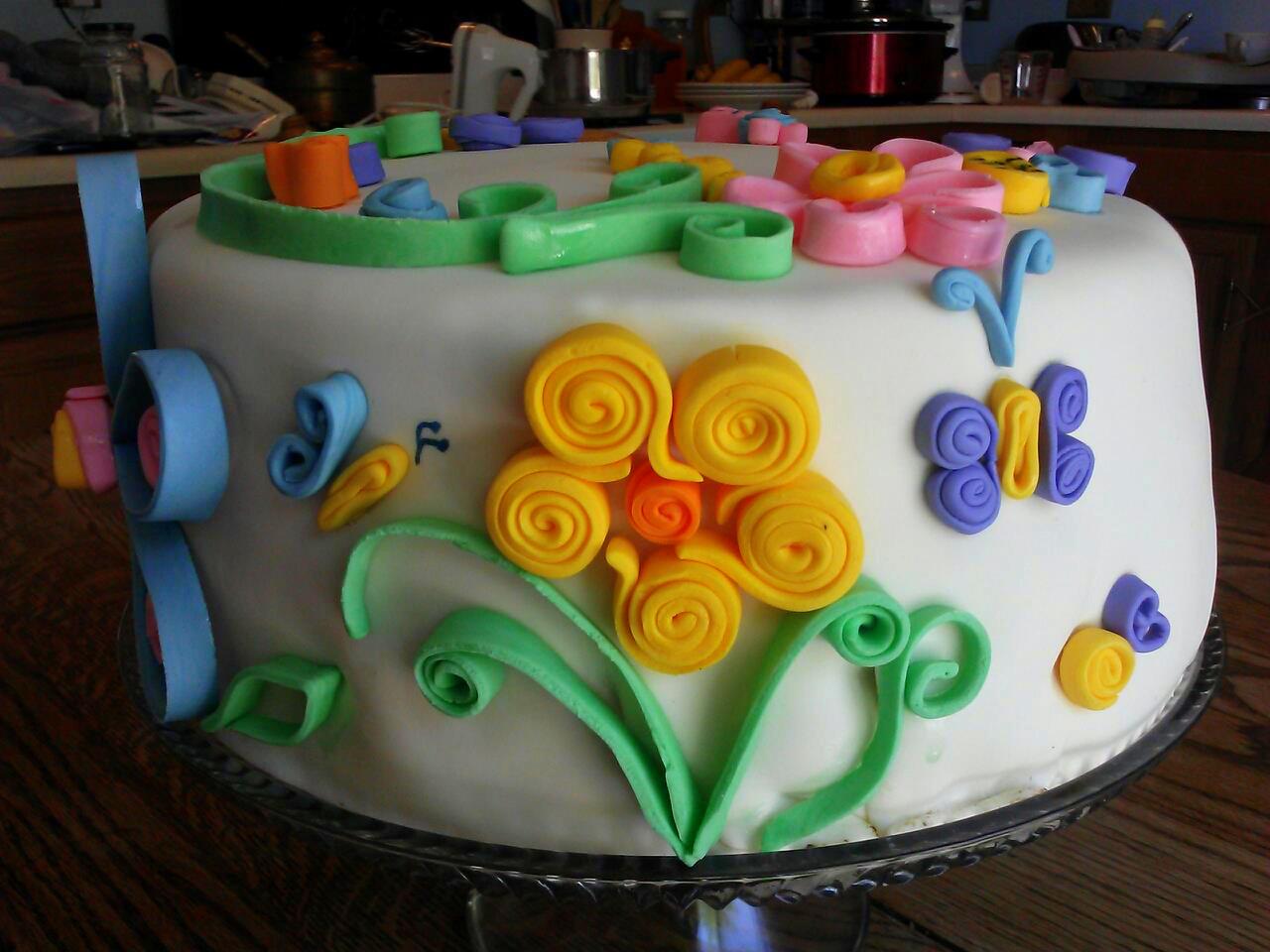 Sugar and Spice Inspiration Daughters Quilling with Fondant