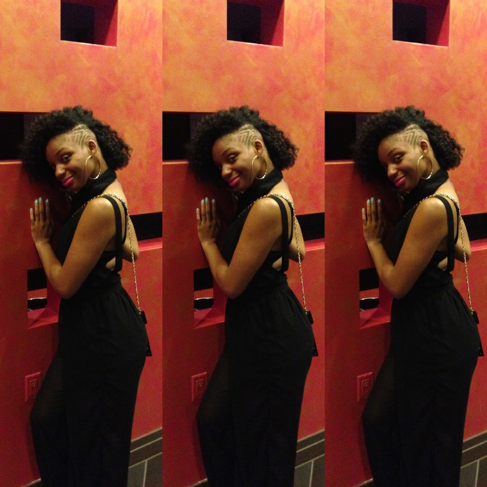 Metro City Curly Cassie Cut Shaved Sides Hair Cut Edgy Cut