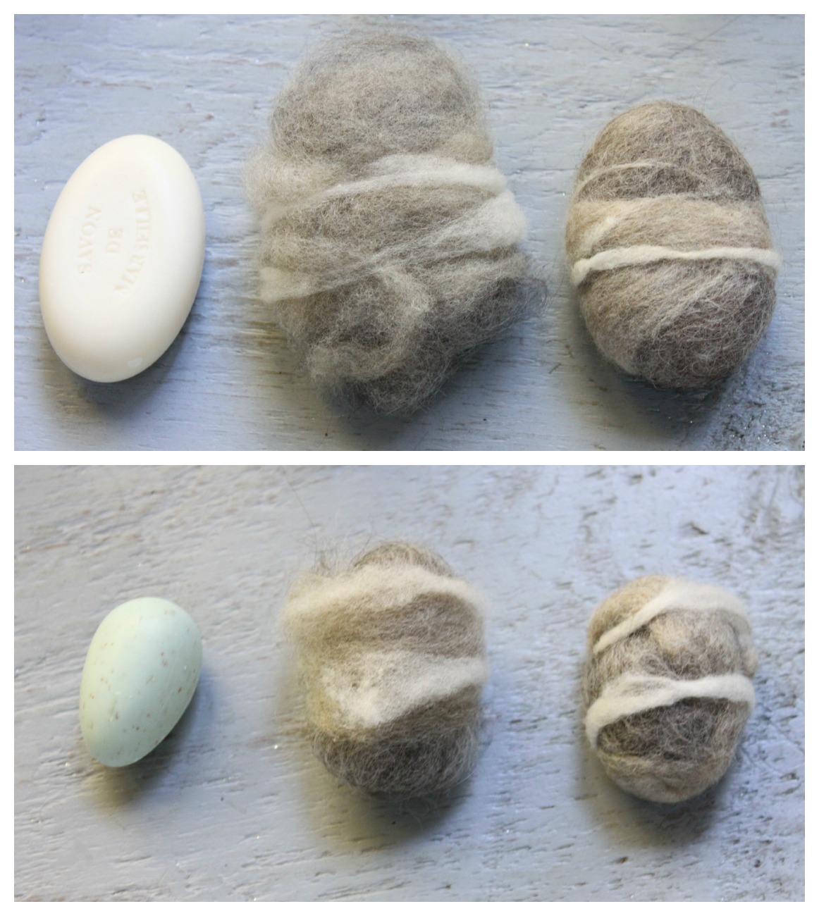 helana and ali Felted Soap Stones
