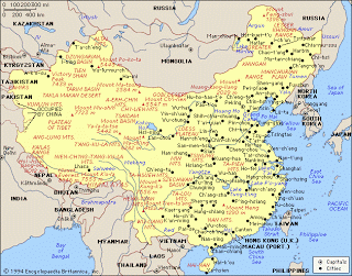 China Map Cities, Tourist