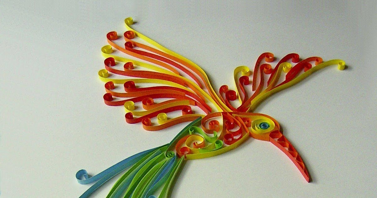 WesensArt Quilling Vogel / Quilling Bird