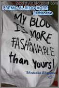 Premio a el My blog is more fashionable than yours!
