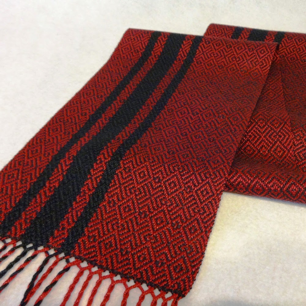 eweniquely ewe Red and Black Scarves ready to sell