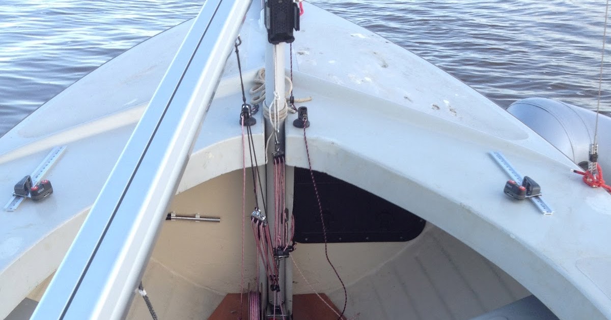 Project Devon Yawl Sails up on the new rig for the first time