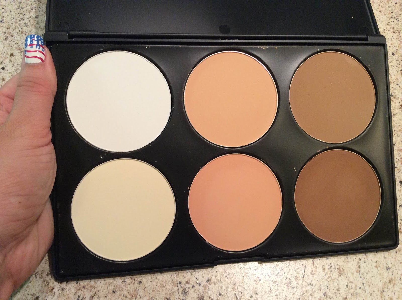 WhatRinaLoves Goege Professional 6 Color Contour Powder Palette Review