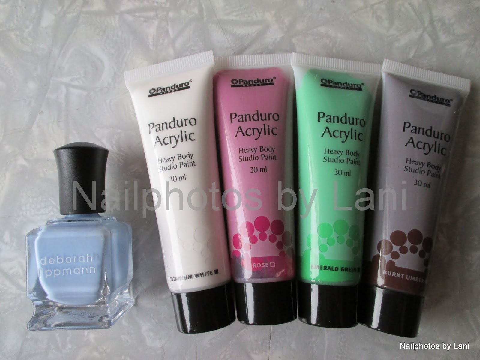 Nailphotos by Lani Vintage Flowers freehand nail art inspired by