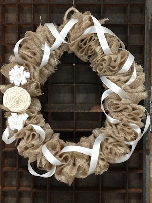wreath burlap sweet ribbon hanger clothes diy180