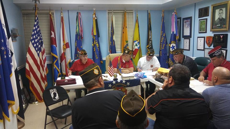 VFW POST 10212 SCHEDULED MONTHLY MEETINGS