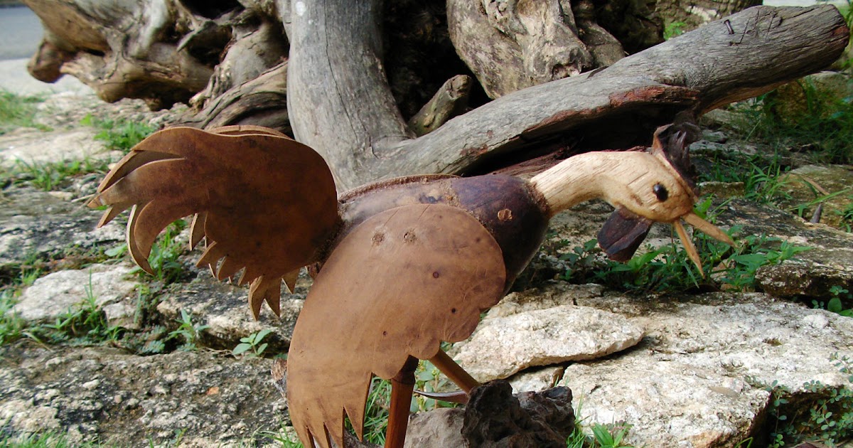 MUSEO DEL CALABAZO-SAN ANTERO: (50) Gallo sin pintar -color natural