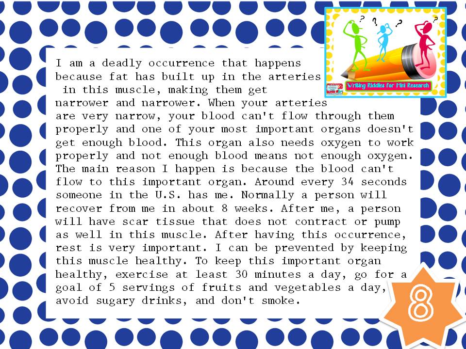 Life, Love, Literacy: ~Writing Riddles for Mini-Research: Minilesson Magic