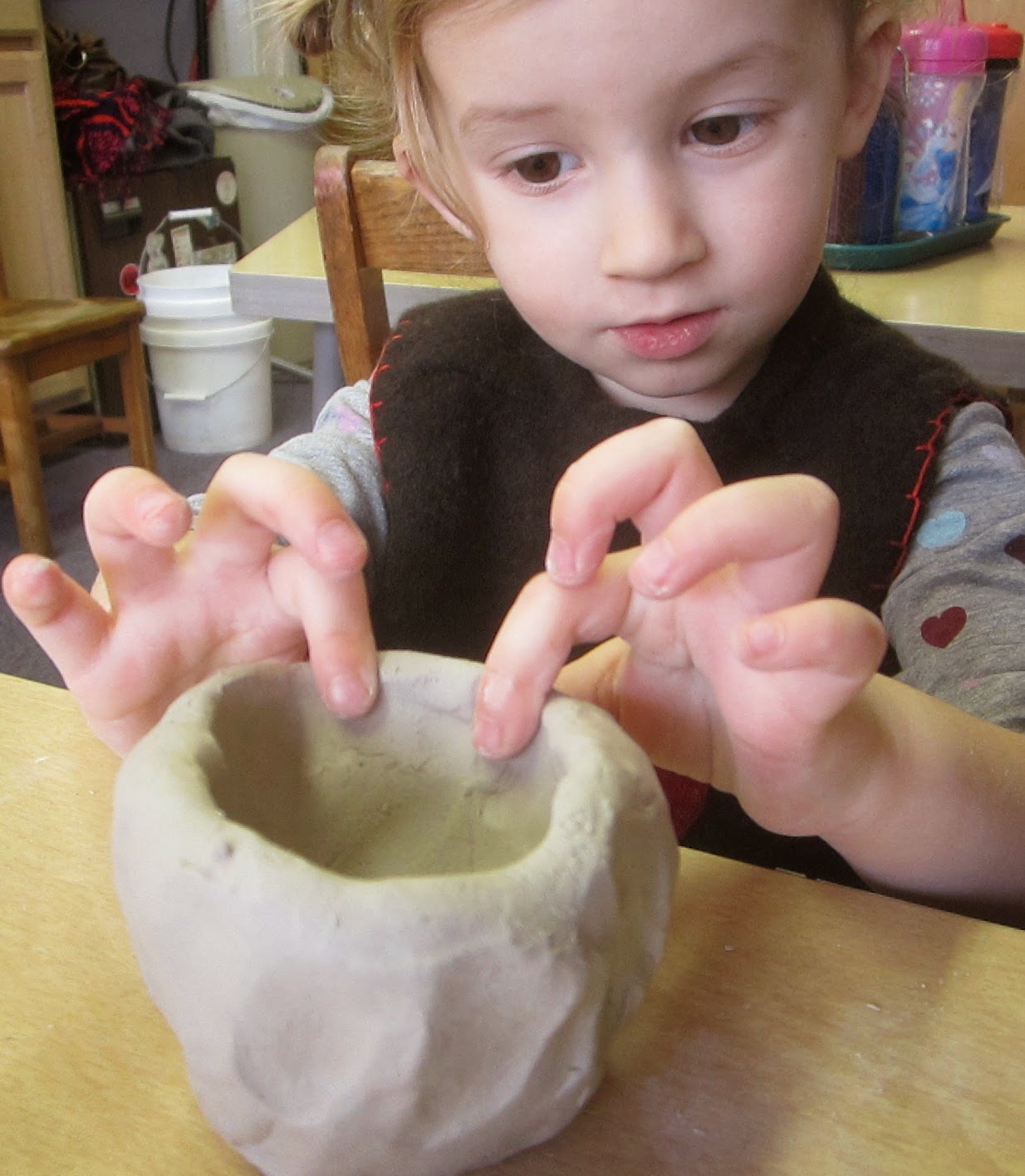 art and soul preschool Creating with Clay