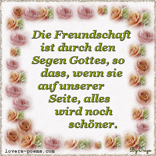 Gifs by Oriza Liebesgedichte Poesie Die Freundschaft...