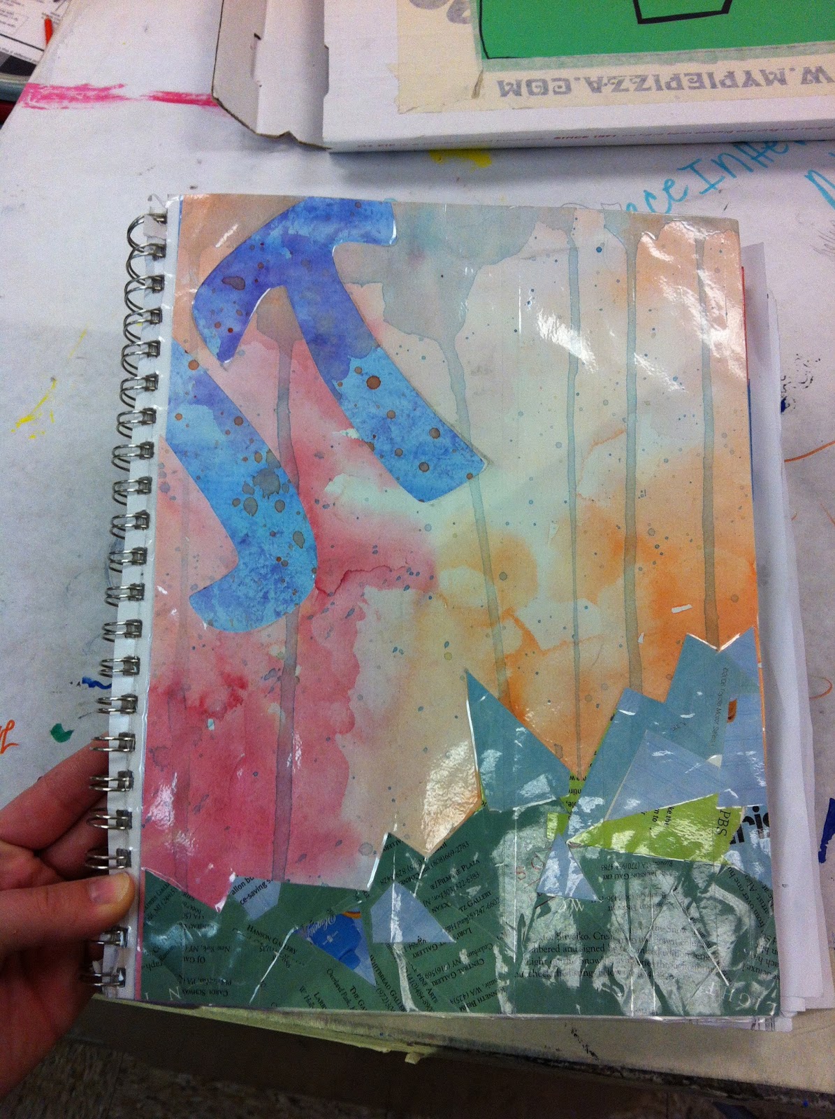 Project ARTADAY Lesson Monogrammed Sketchbook Cover