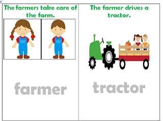 Farm Vocabulary Book