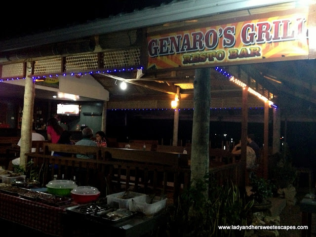 dining at Genaro's Grill Bohol