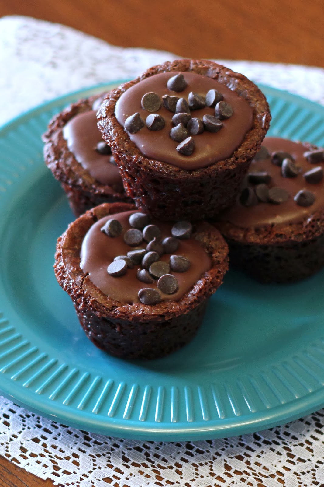 gluten free vegan frosted brownie bites Sarah Bakes Gluten Free