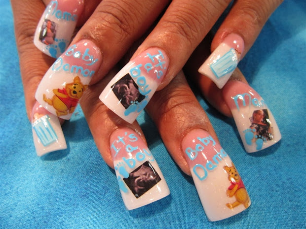 digital nail art printers printed