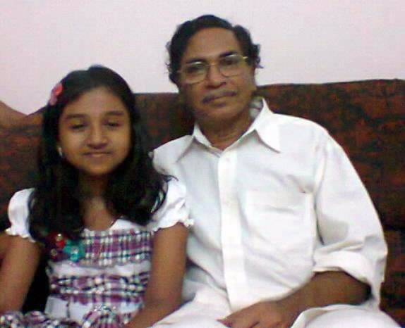 prof:v.madhusoodhanan nair&my daughter