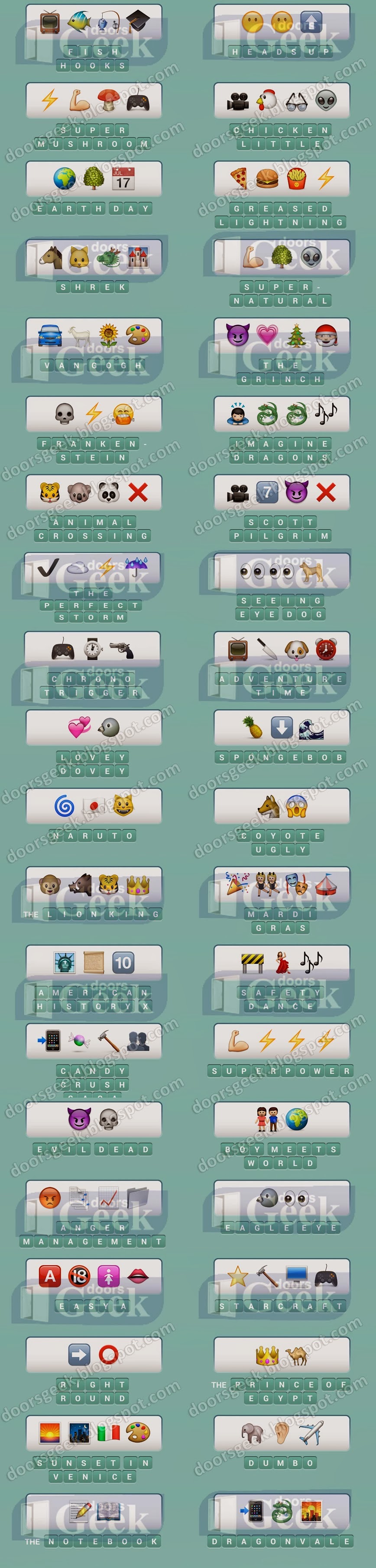 Emoji Pop [Level 32] Doors Geek