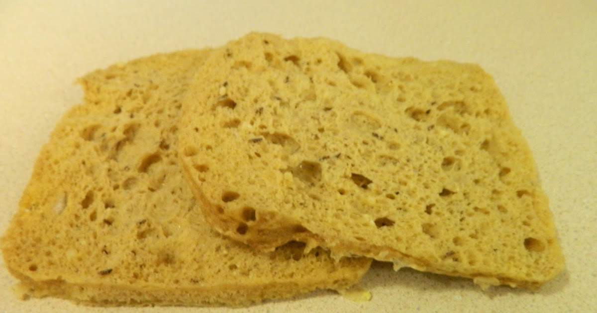 Ginny's Low Carb Kitchen CARAWAY RYE ALMOND BREAD, LC, GF