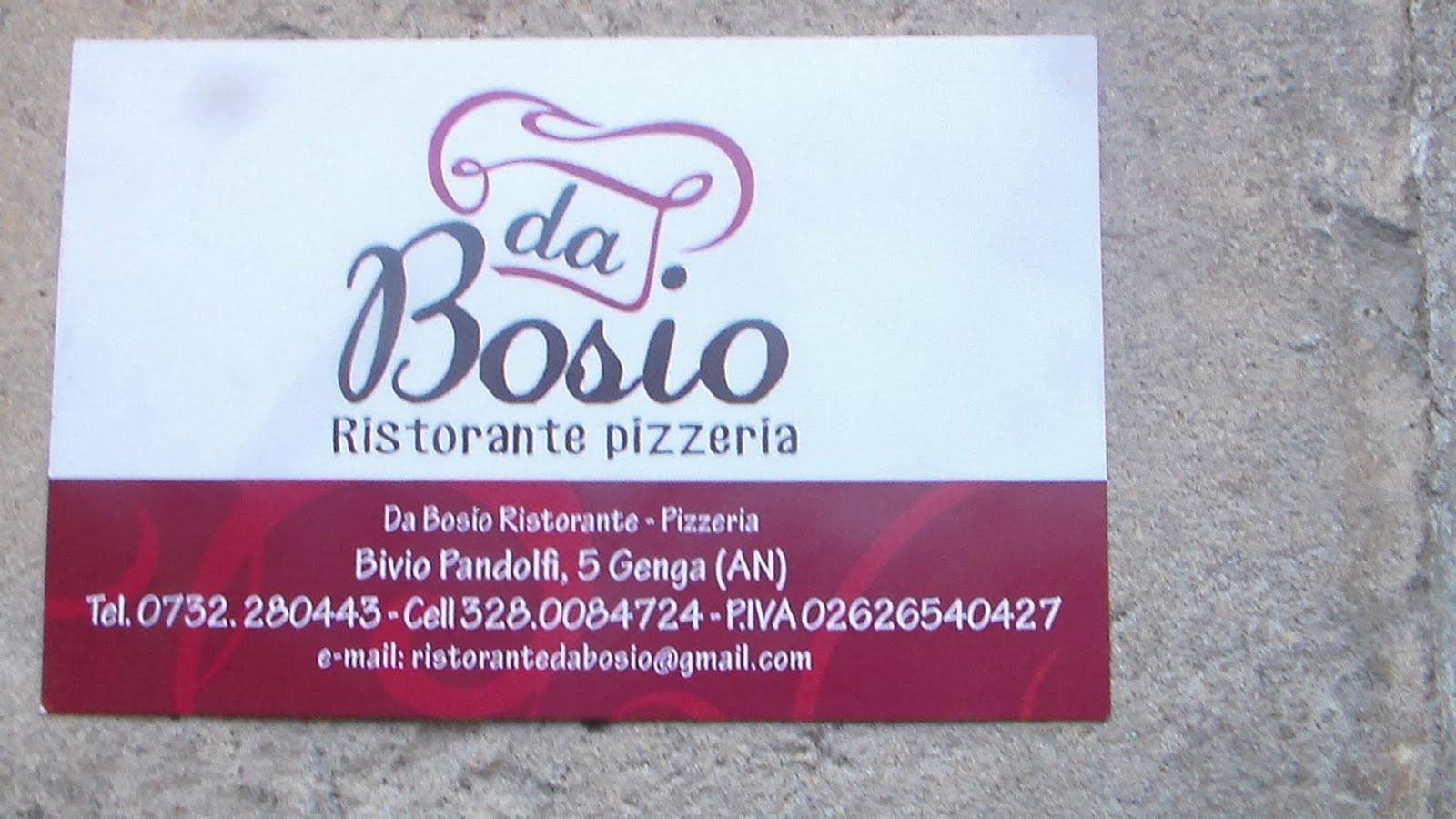 Ristorante Pizzeria da Bosio