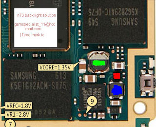 Nokia n73 display lights problem